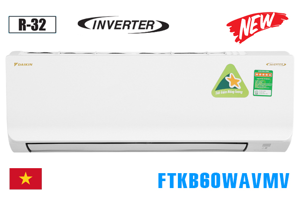 Điều hòa Daikin Inverter 1 chiều 21000BTU FTKB60WAVMV(mới 2022)