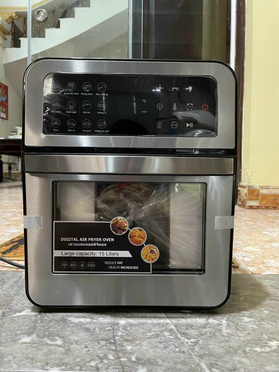 Nồi chiên không dầu điện tử Sharp 15 lít Q15