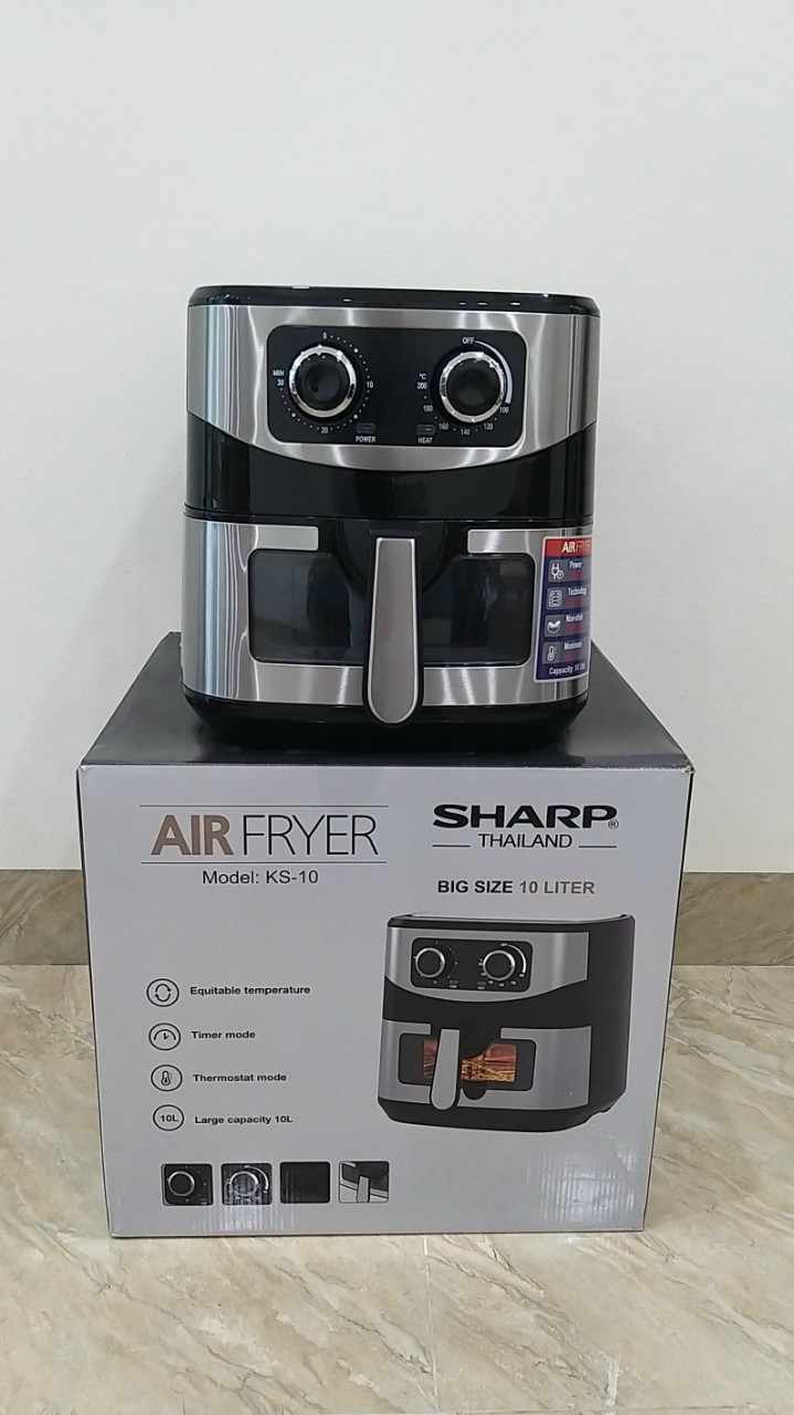 Nồi chiên không dầu Sharp 10 lít KS-10